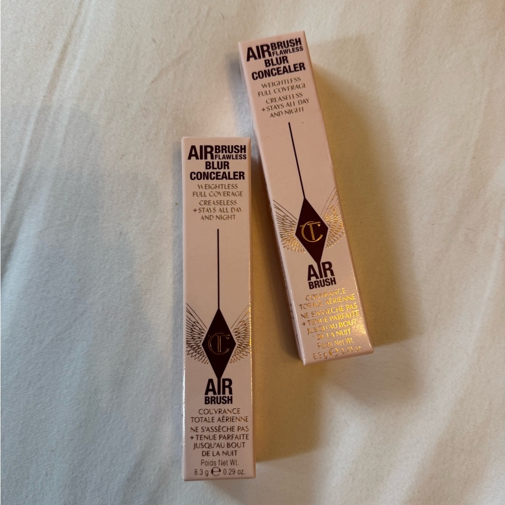 Charlotte Tilbury Airbrush Flawless Blur Concealer - Pale Pink & Gold Accents